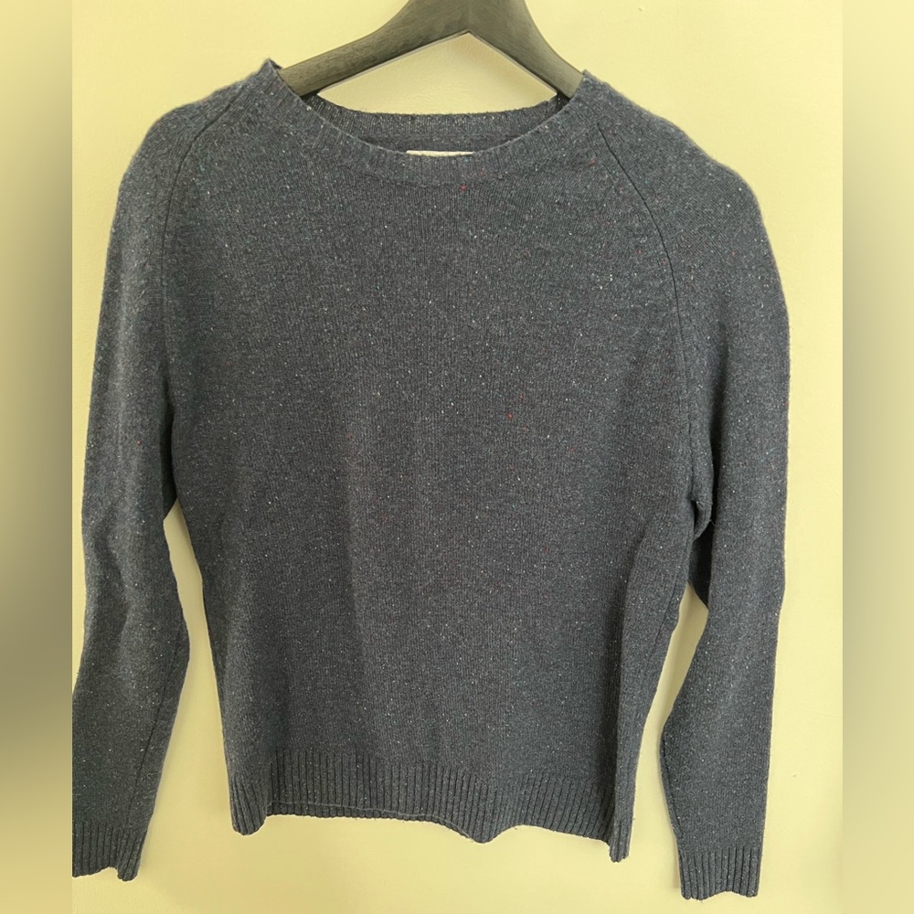 Wills Merino Speckled crewneck sweater